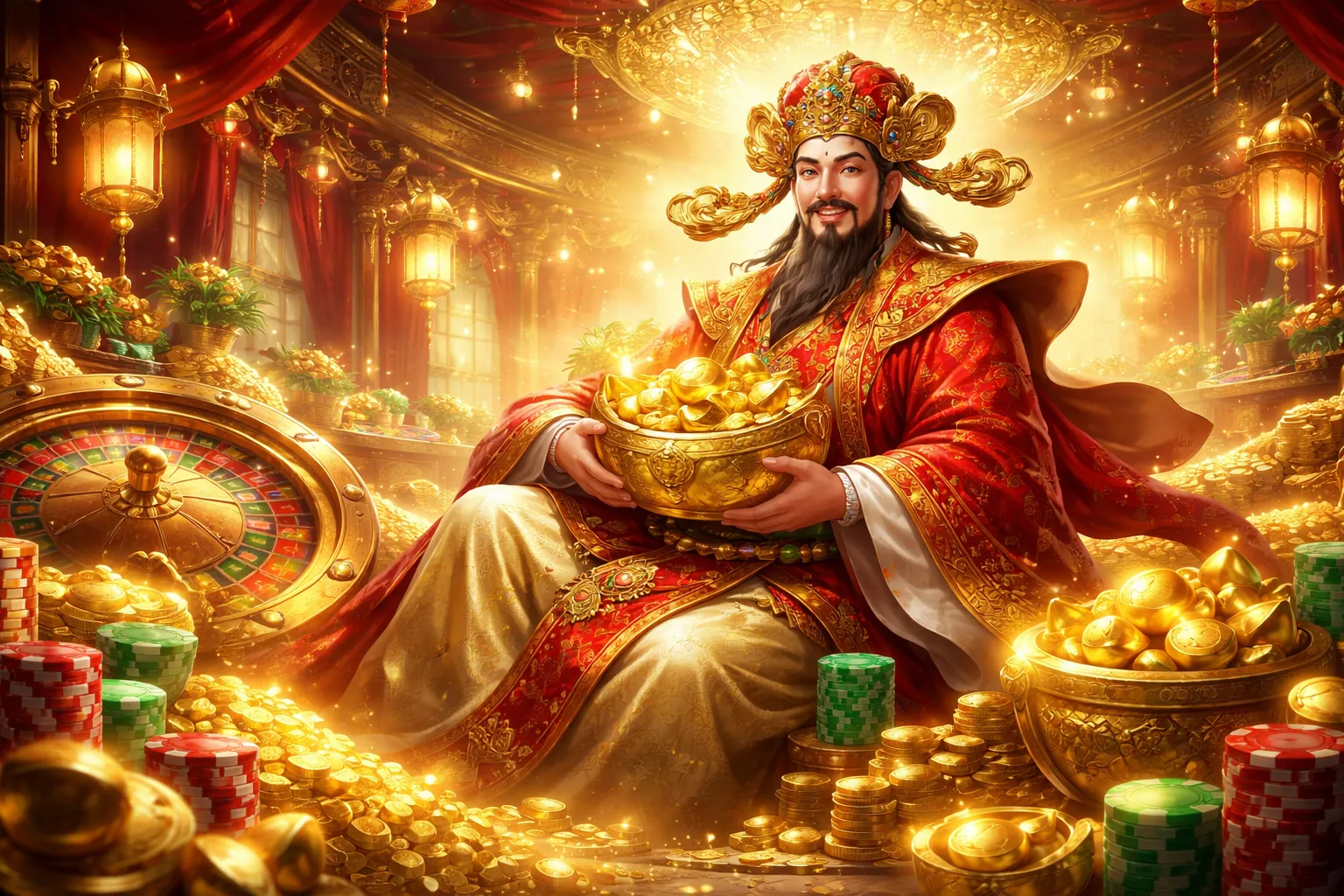 Nền tảng 90ok với giao diện xanh vàng hiện đại, hiển thị các trò chơi cá cược trực tuyến